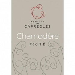 Etiquette Domaine Les Capréoles Chamodere - Rouge 2020