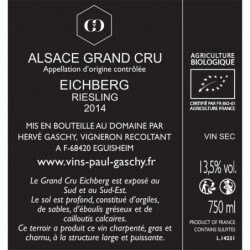 Etiquette Domaine Gaschy
