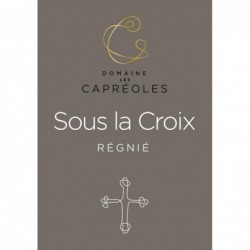 Etiquette Domaine Les Capréoles Sous La Croix - Rouge 2021