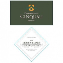 Etiquette Domaine du Cinquau Sensations - Blanc 2018