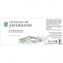 Etiquette Château de Javernand Vieilles Vignes Chiroubles - Rouge 2017