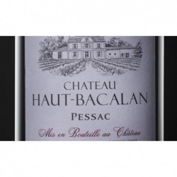 Etiquette Magnum Château Haut-Bacalan Pessac - Rouge 2014