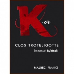 Etiquette Clos Troteligotte K-Or - Rouge 2019