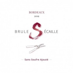 Etiquette Château Brulesécaille Sans Soufre Ajouté - Rouge 2019
