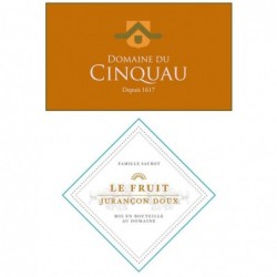 Etiquette Domaine du Cinquau Cuvée Le Fruit - Blanc 2019