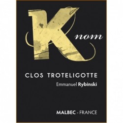 Etiquette Clos Troteligotte K-Nom - Rouge 2020