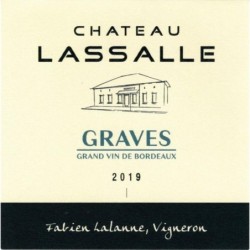 Etiquette Château Lassalle Graves - Blanc 2022