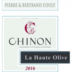 Etiquette Couly Pierre et Bertrand La Haute Olive - Rouge 2017