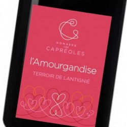 Etiquette Domaine Les Capréoles L'amourgandise - Rouge 2022