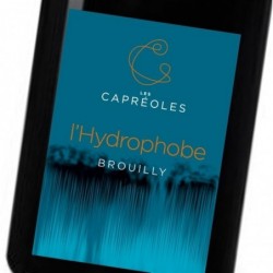 Etiquette Domaine Les Capréoles L'hydrophobe - Rouge 2021