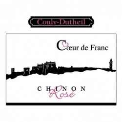 Etiquette Couly-Dutheil Coeur De Franc - Rosé 2022
