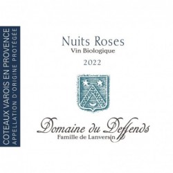 Etiquette Domaine du Deffends Nuits Roses - Rosé 2023