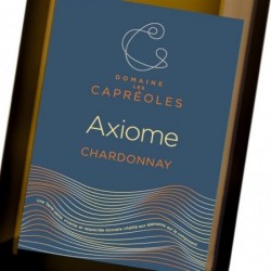 Etiquette Domaine Les Capréoles Axiome - Blanc 2023