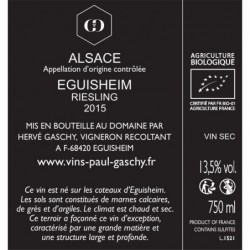 Etiquette Domaine Gaschy