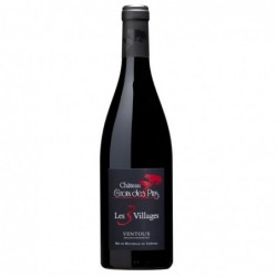 Bouteille Les 3 Villages - Rouge (2019) Château La Croix des Pins