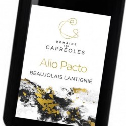 Etiquette Domaine Les Capréoles Alio Pacto - Rouge 2020