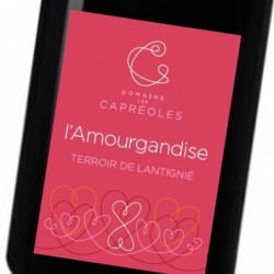 Etiquette Domaine Les Capréoles L'amourgandise - Rouge 2024