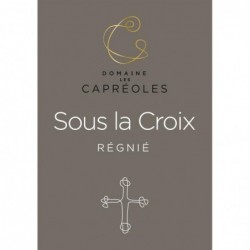 Etiquette Domaine Les Capréoles Sous La Croix - Rouge 2023