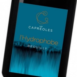 Etiquette Domaine Les Capréoles L'hydrophobe - Rouge 2024