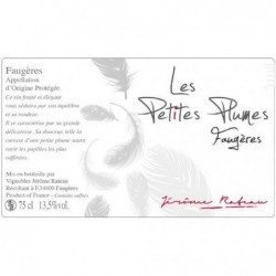 Etiquette Chateau Haut Lignières Les Petites Plumes - Blanc 2022