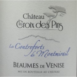Etiquette Château La Croix des Pins Les Contreforts De Montmirail - Rouge 2021