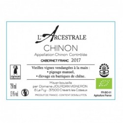 Contre-etiquette Arcestrale - Rouge (2020) Jourdan et Pichard