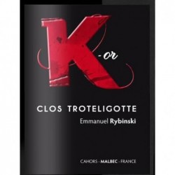 Etiquette Clos Troteligotte K-Or - Rouge 2018