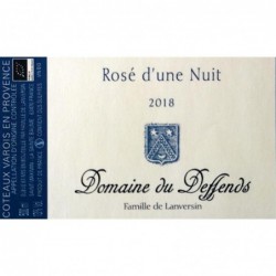 Etiquette Domaine du Deffends Rosé D'une Nuit - Rosé 2019