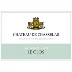 Etiquette Château de Chasselas Le Clos - Blanc 2019