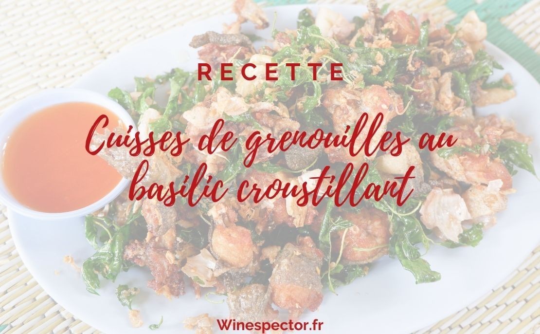 Cuisses de grenouilles au basilic croustillant