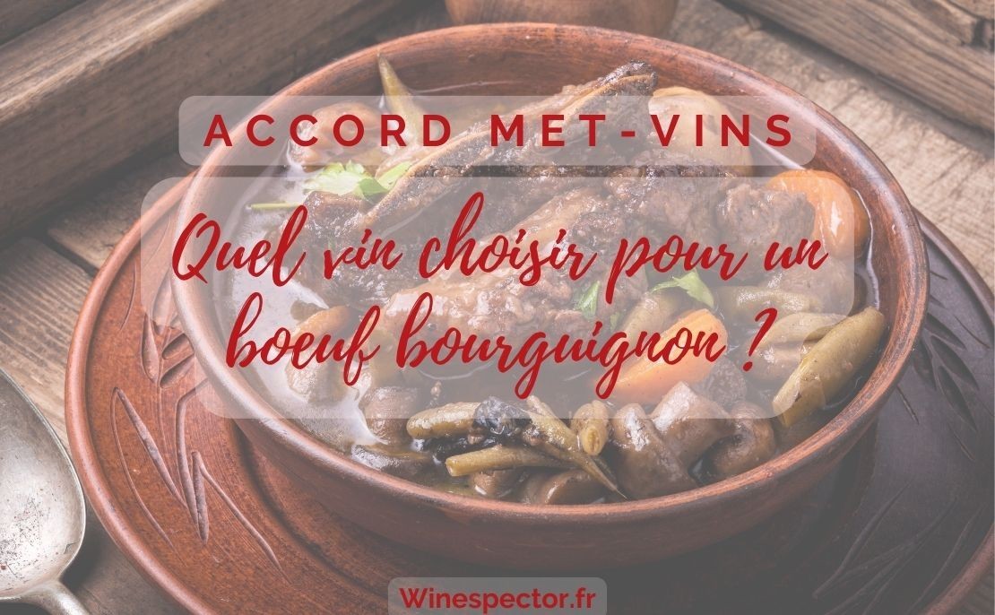 Vin et bœuf bourguignon