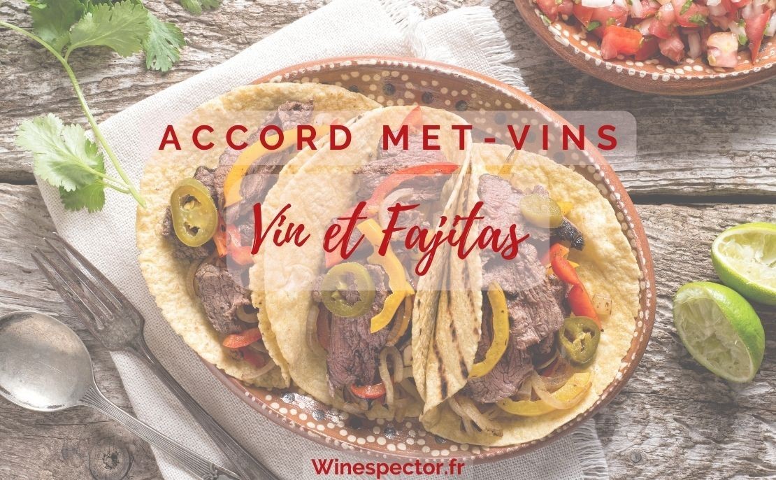 Vin avec fajitas Vin avec fajitas